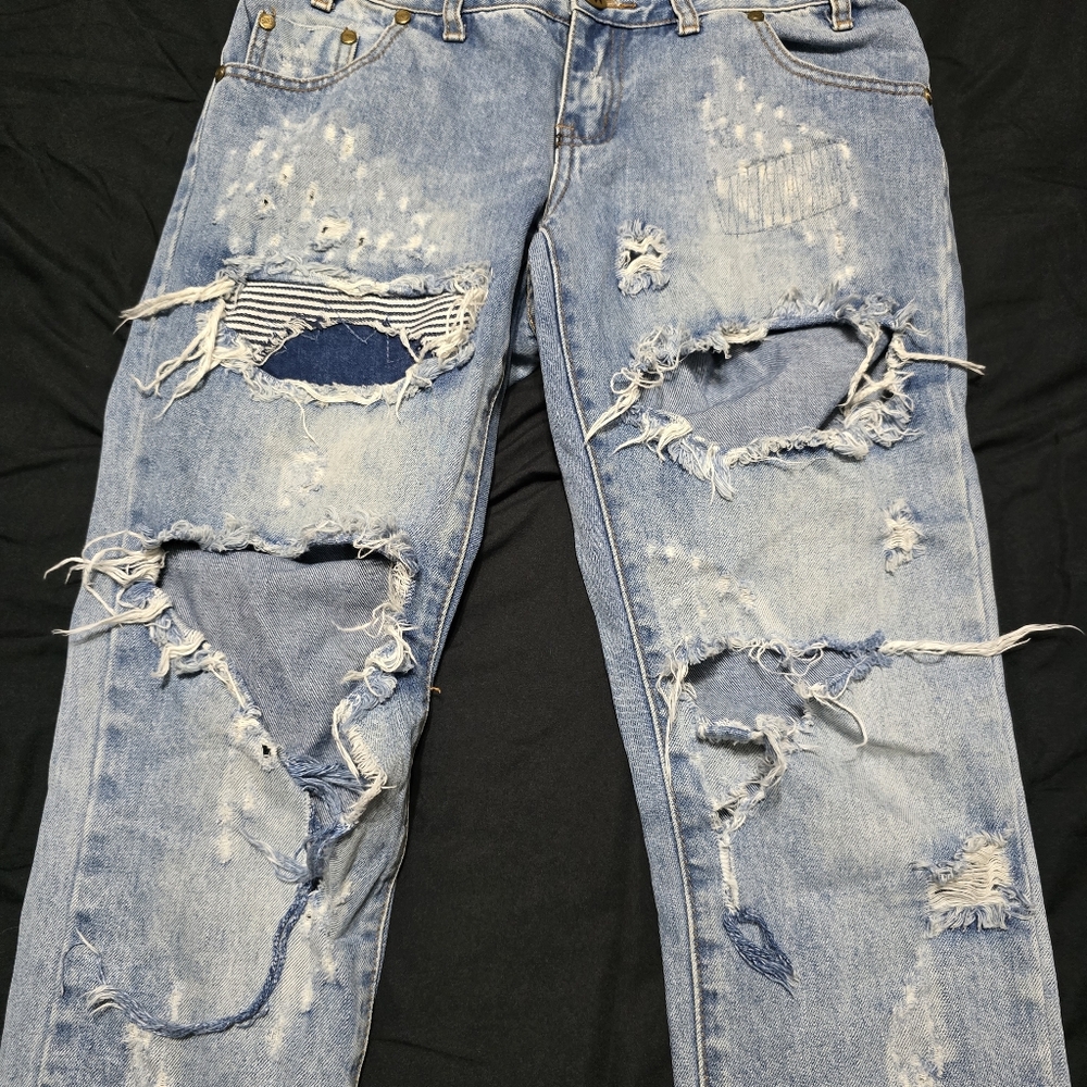 One Teaspoon Trashed Free Birds, Size 27